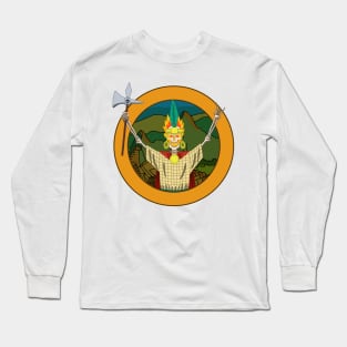 Inca skull at Macchu Picchu Long Sleeve T-Shirt